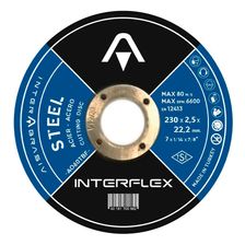 Круг отрезной по металлу INTERFLEX 230x2,5x22 ,23