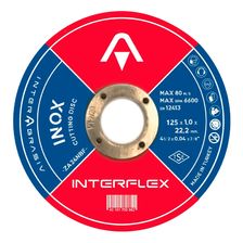 Круг отрезной по нержавеющей стали (Inox) INTERFLEX 125x1,0x22 ,23