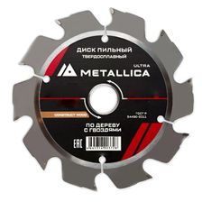 Диск пильный METALLICA Ultra 160x20/16 мм твердый сплав по древесине/гвозди