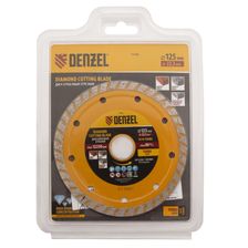 Отрезной диск Denzel Turbo 125х22,2 мм (сухое резание)