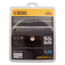 Алмазный отрезной круг Denzel 230х22,2 мм (сплошной мокрое резание)