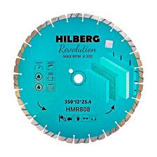 Диск алмазный отрезной 350x25,4x12 Hilberg Revolution HMR808