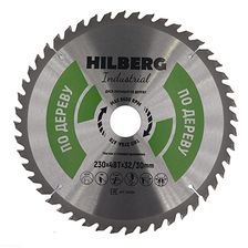 Диск пильный по дереву Hilberg Industrial 230х48Тх32/30 мм 6600 об/мин