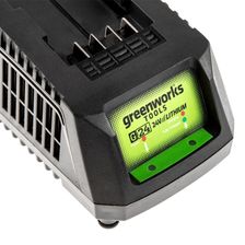 Зарядное устройство Greenworks G24C (индикатор)