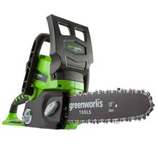 Цепная пила GreenWorks G24CS25K2 (удобный хват)