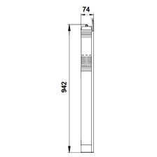 Погружной скважинный насос Грундфос SQE 3-105 комплект (габаритный чертеж)