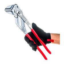 Клещи Knipex переставные-гаечный ключ, зев 85 мм, длина 400 мм, хром, обливные ручки применение