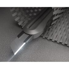 Технический нож home series gray DELI ht4018c ABS пластик