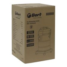 Строительный пылесос BORT BSS-1525 BLACK упаковка
