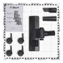 Строительный пылесос BORT BSS-1525 BLACK комплектация