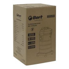 Строительный пылесос BORT BSS-1530 BLACK упаковка