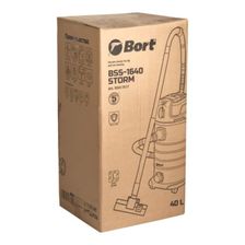 Промышленный пылесос BORT BSS-1640-STORM упаковка