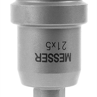 Твердосплавная коронка MESSER 21x5 мм (с центр. сверлом и пружиной) - фото 1