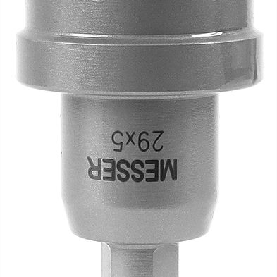 Твердосплавная коронка MESSER 29x5 мм (с центр. сверлом и пружиной) - фото 1