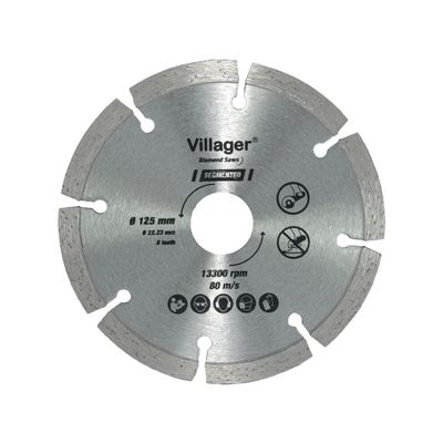 Алмазный отрезной диск - сегментированный Villager DCB-125C - фото 1