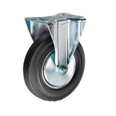 Резиновое колесо неповоротное TOR FC80 200мм