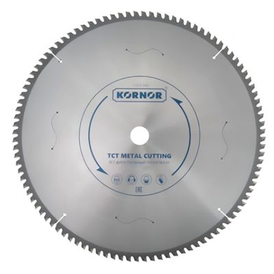 Режущий диск KORNOR TCT для стали 305x2,4x25,4x100 T 1400 об/мин