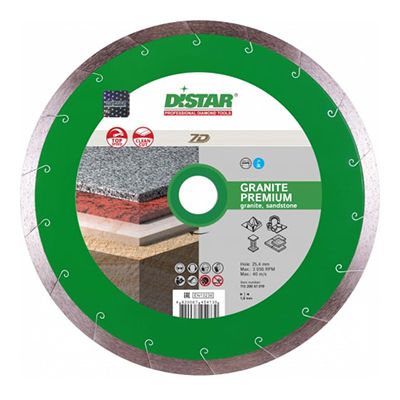 Режущий диск Distar 1A1R 300x2,4x10x60 Granite Premium 