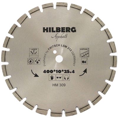 Алмазный диск TD Hilberg Laser-Asphalt 400 мм 