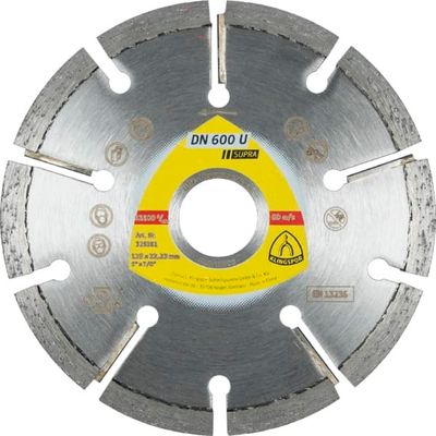 Отрезной алмазный диск KLINGSPOR 125x10x22,23/10S/7/S/DT/SUPRA/DN600U