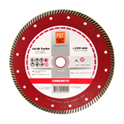 Алмазный диск Poltava Diamond Tools 1A1R Turbo 125x2,2x8x22,2 CONCRETE