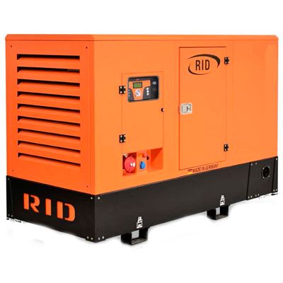 Дизельный генератор RID S-SERIES 80 в звукоизолирующем кожухе