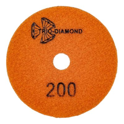 Алмазный гибкий шлифовальный круг Trio Diamond NEW LINE 100 № 200 (сухая шлифовка) - фото 1