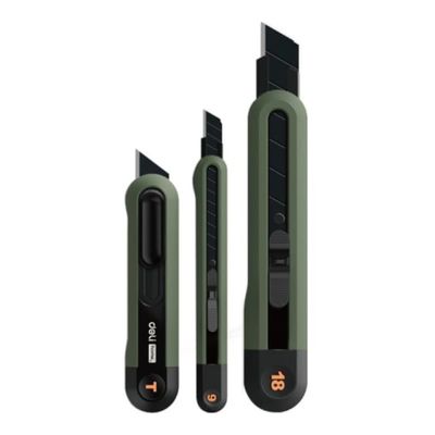 Набор технических ножей Home Series Green DELI HT4003L