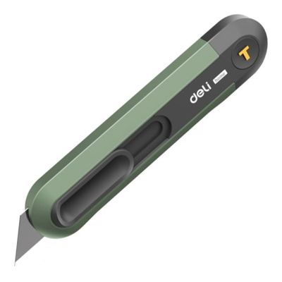 Технический нож home series green DELI ht4008l 9 мм