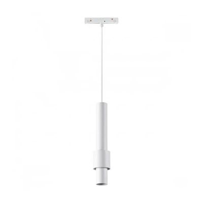 Трековый подвесной светильник 5Вт, CRI90, 4000К, гр. 24°, IP20, DALI, 48B, белый (длина кабеля 1м)