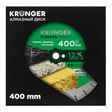 Алмазный сегментный диск Kronger 400x3,5/2,5x12x25,4-28 F4 Stone - фото 5