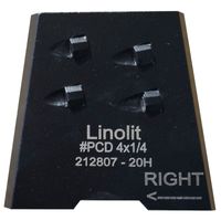 Франкфурт алмазный Linolit #PCD4x1/4 MB_LN RIGHT правый (Коготь)