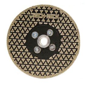 Гальванический алмазный диск TECH-NICK FLASH 125xM14 отрезной/шлифовальный dry