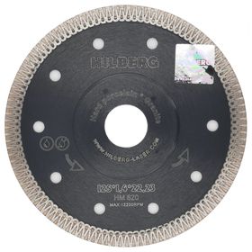 Отрезной алмазный диск Hilberg Super Hard Х-type 125x10x22,23 мм