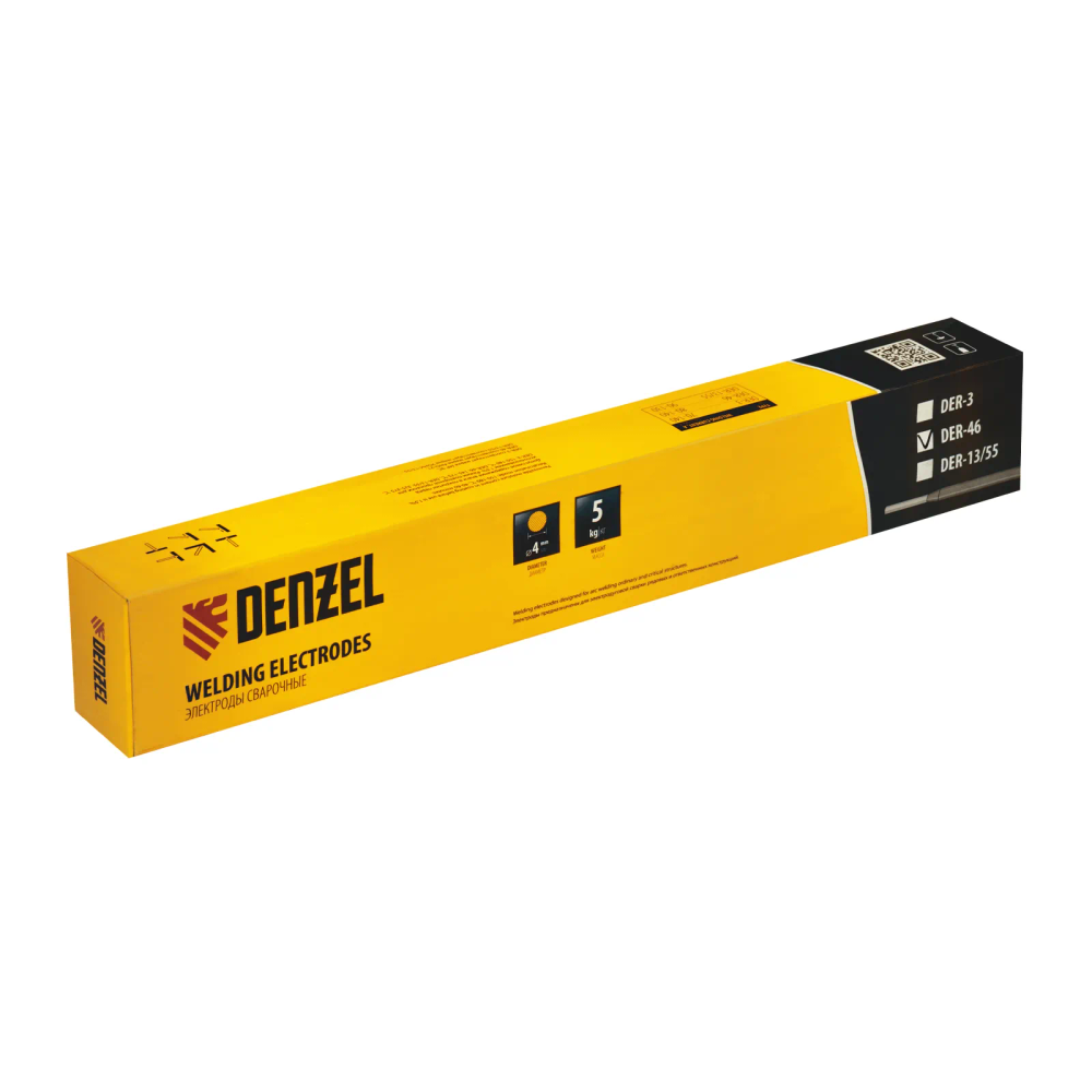 Электроды Denzel DER-46 4 мм, 5 кг, рутиловое покрытие - фото 5