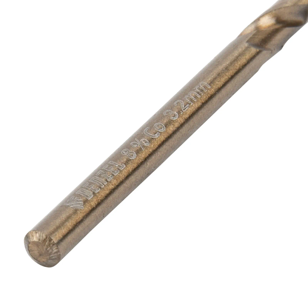 Сверло по металлу Denzel 3,2 мм, HSS Co-8% - фото 3