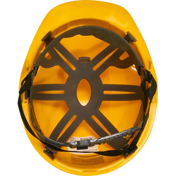 Каска защитная Krafter 75115LM, желтая - фото 2
