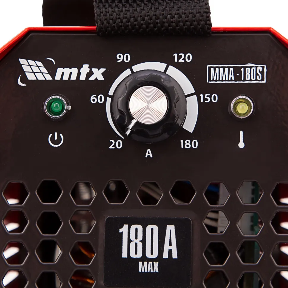 Инверторный аппарат дуговой сварки MTX MMA-180S, 180 А, ПВ60%, диаметр электрода 1,6-4 мм - фото 9