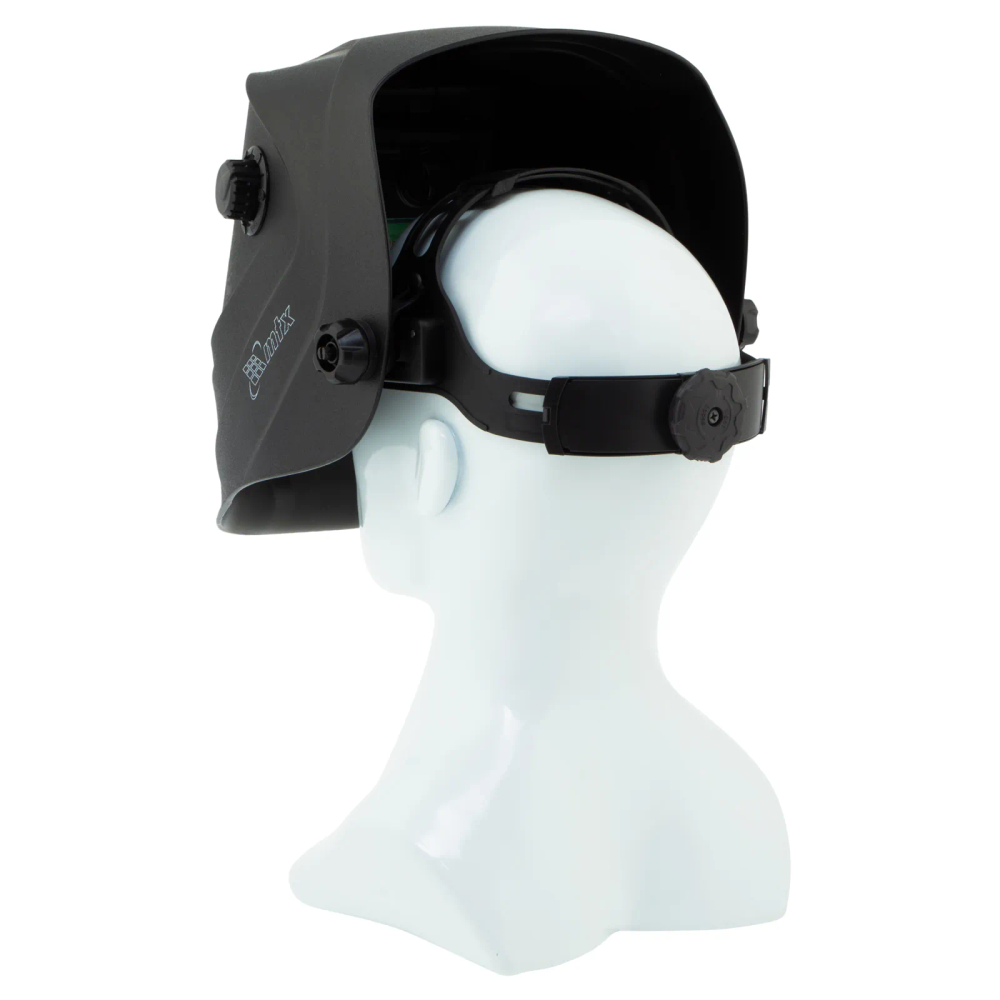 Щиток защитный лицевой (маска сварщика) MTX -200AF, размер см. окна 90х35, DIN 4/9-13 - фото 3
