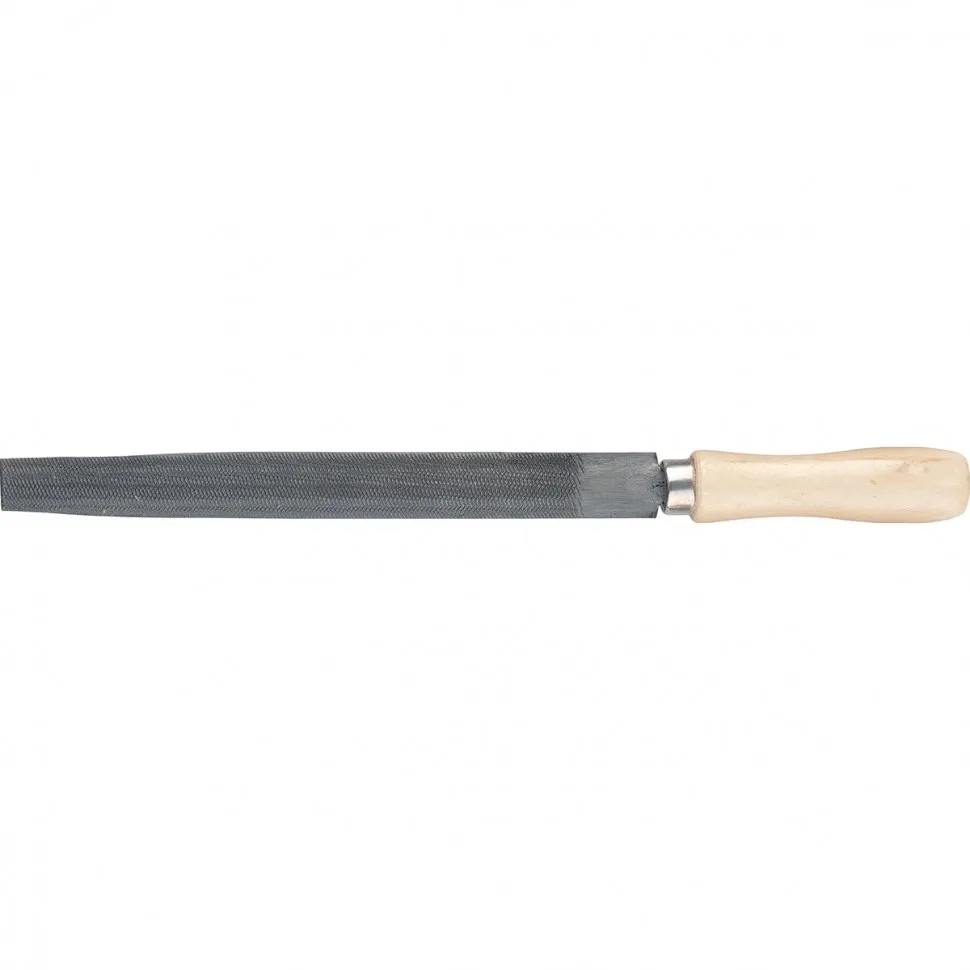 Напильник полукруглый, 250 мм, деревянная ручка Сибртех - фото 1