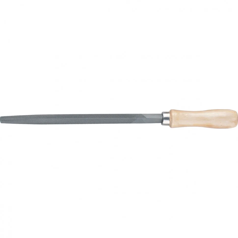 Напильник трехгранный, 300 мм, деревянная ручка Сибртех - фото 1