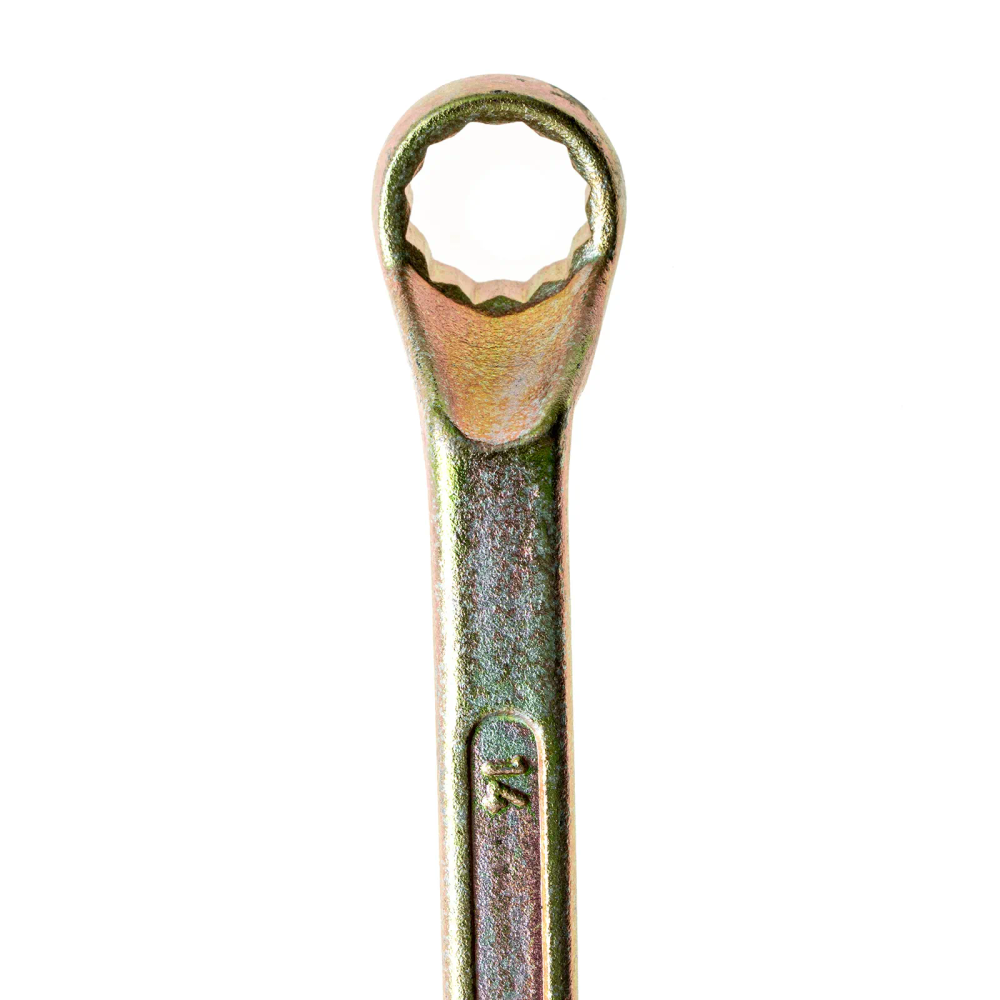 Ключ накидной, 17х19 мм, желтый цинк Сибртех - фото 2