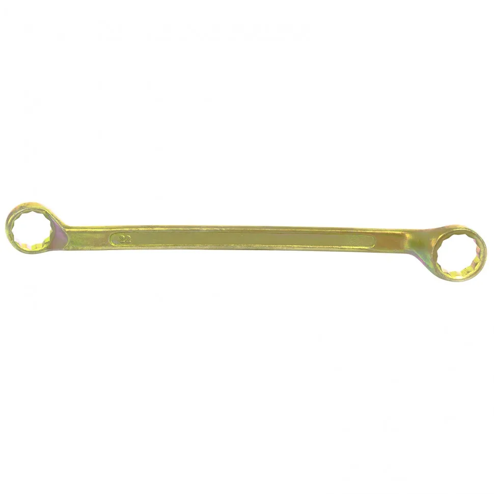 Ключ накидной, 22х24 мм, желтый цинк Сибртех - фото 1