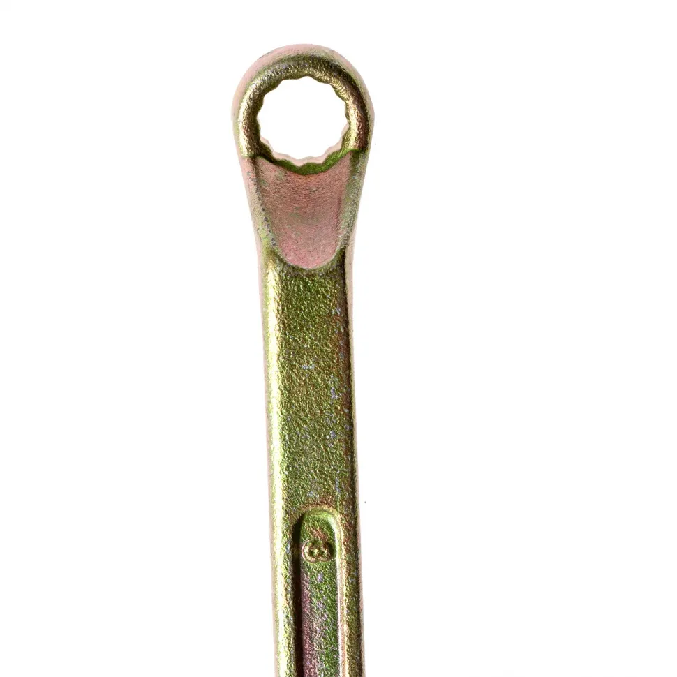 Ключ накидной, 8х10 мм, желтый цинк Сибртех - фото 3