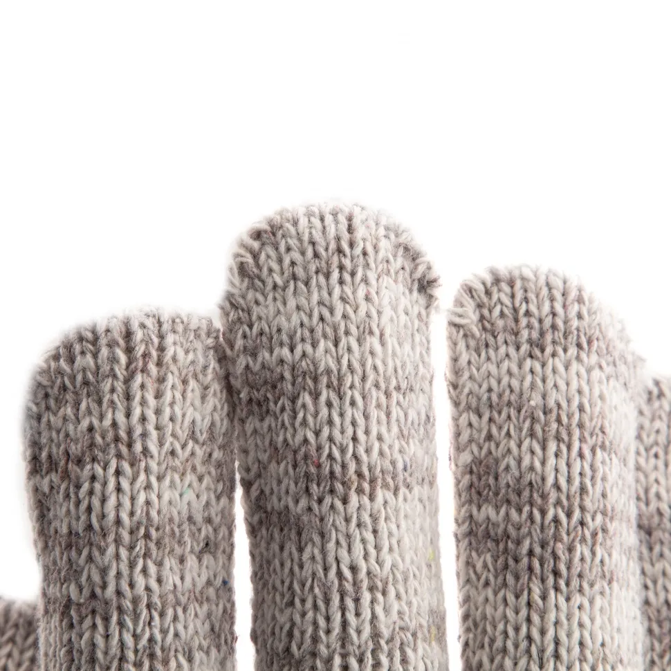Перчатки трикотажные Сибртех усиленные, гелевое ПВХ-покрытие, 7 класс, бело-серый меланж Россия - фото 5