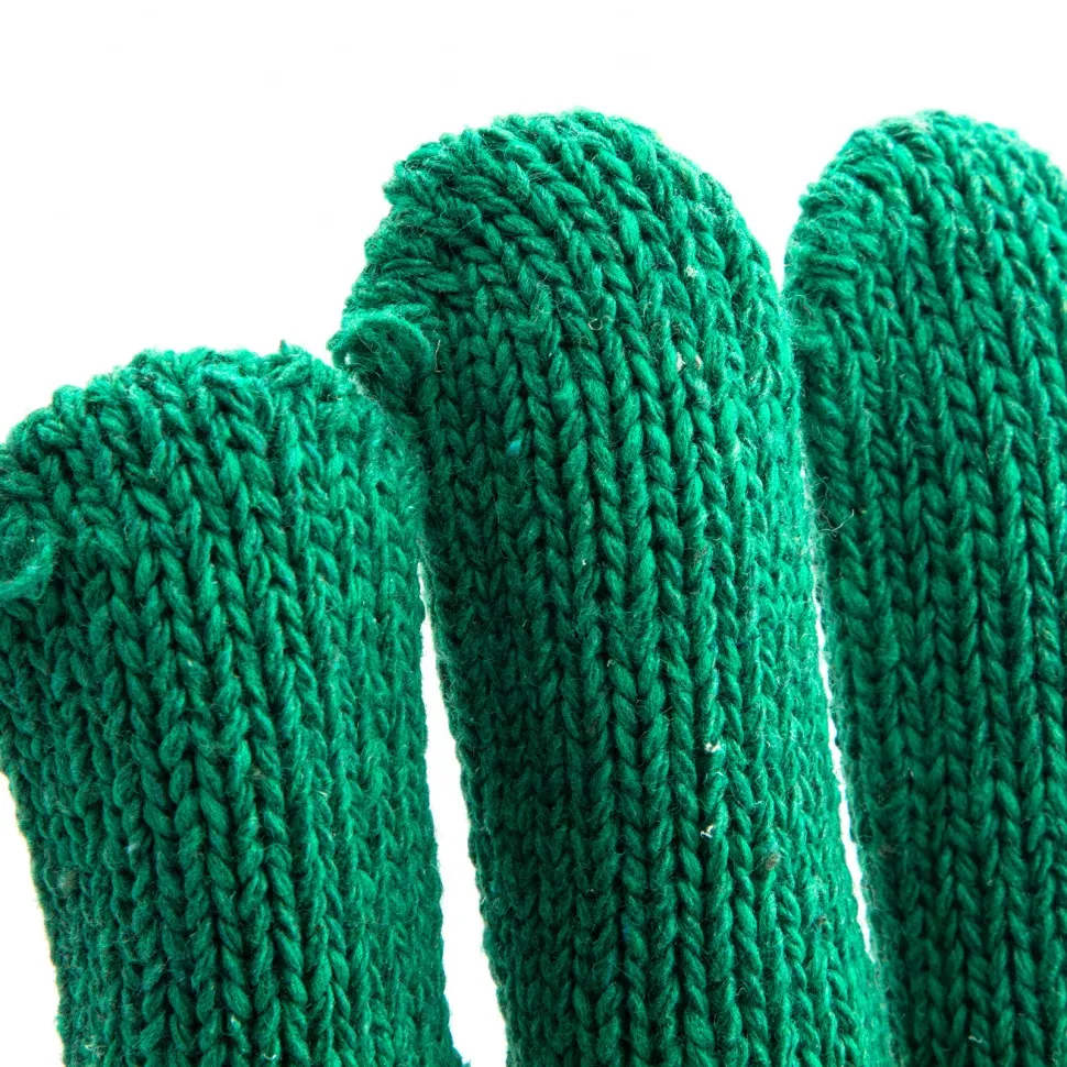 Перчатки трикотажные Сибртех усиленные, гелевое ПВХ-покрытие, 7 класс, зеленые Россия - фото 5