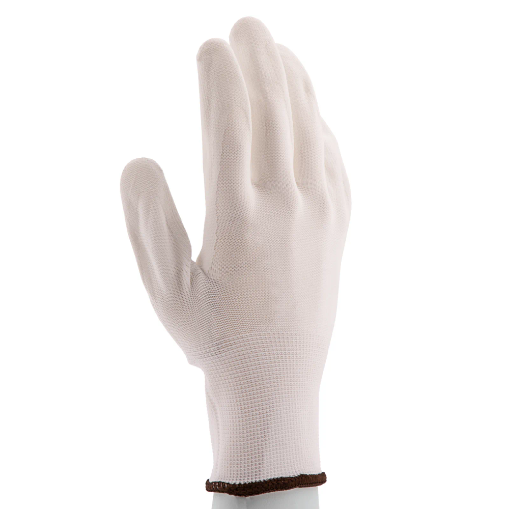 Перчатки трикотажные Сибртех с белым полиуретановым покрытием, размер L, 15 класс вязки - фото 2