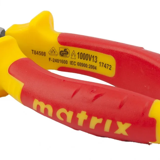 Длинногубцы изогнутые Insulated, 160 мм, двухкомпонентные рукоятки Matrix Professional - фото 3