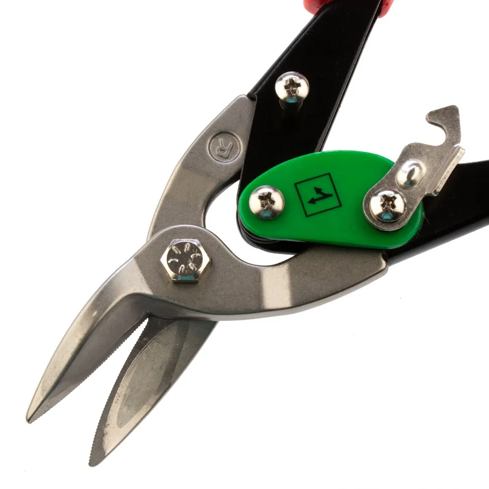 Ножницы по металлу, 250 мм, правый рез, сталь CRMO, двухкомпонентные рукоятки, PRO Matrix - фото 5