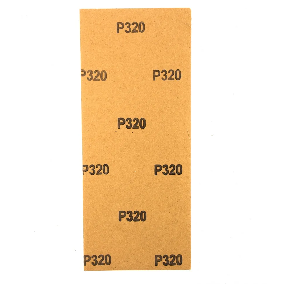 Шлифлист на бумажной основе, P 320, 115х280 мм, 5 шт, водостойкий Matrix - фото 2